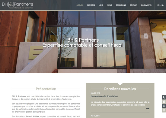 Site Internet de BH & Partners