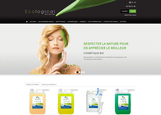 Site Internet Ecological Belgium