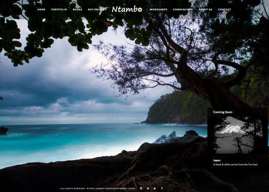 Site Internet du photographe ntambo